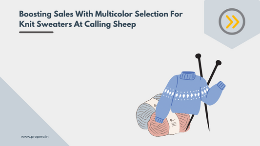 Boosting Sales with Multicolor Selection for Knit Sweaters at Calling Sheep